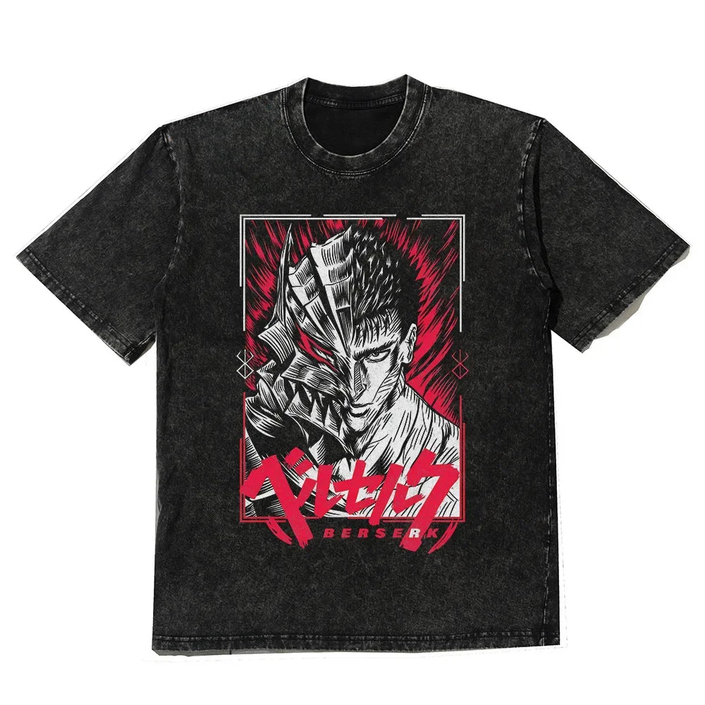 Retro Anime Graphic Oversized Tee