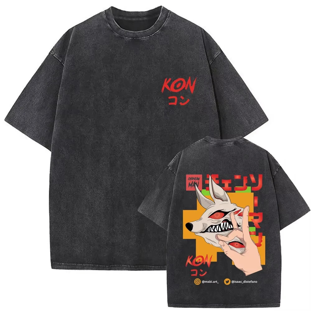 Retro Chainsaw Man Graphic Tee