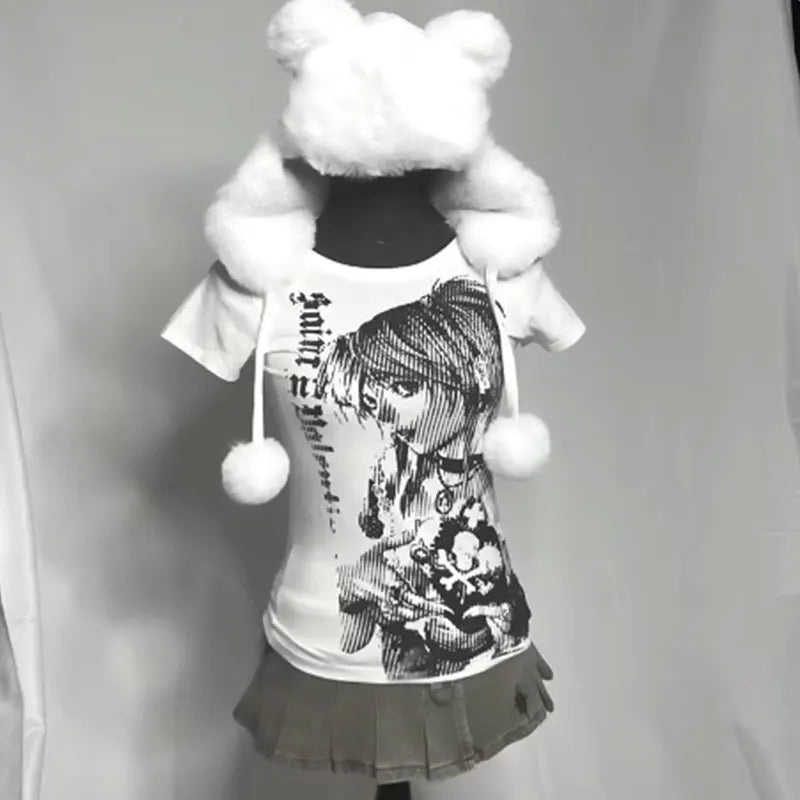 Urban Anime Street Crop Tee