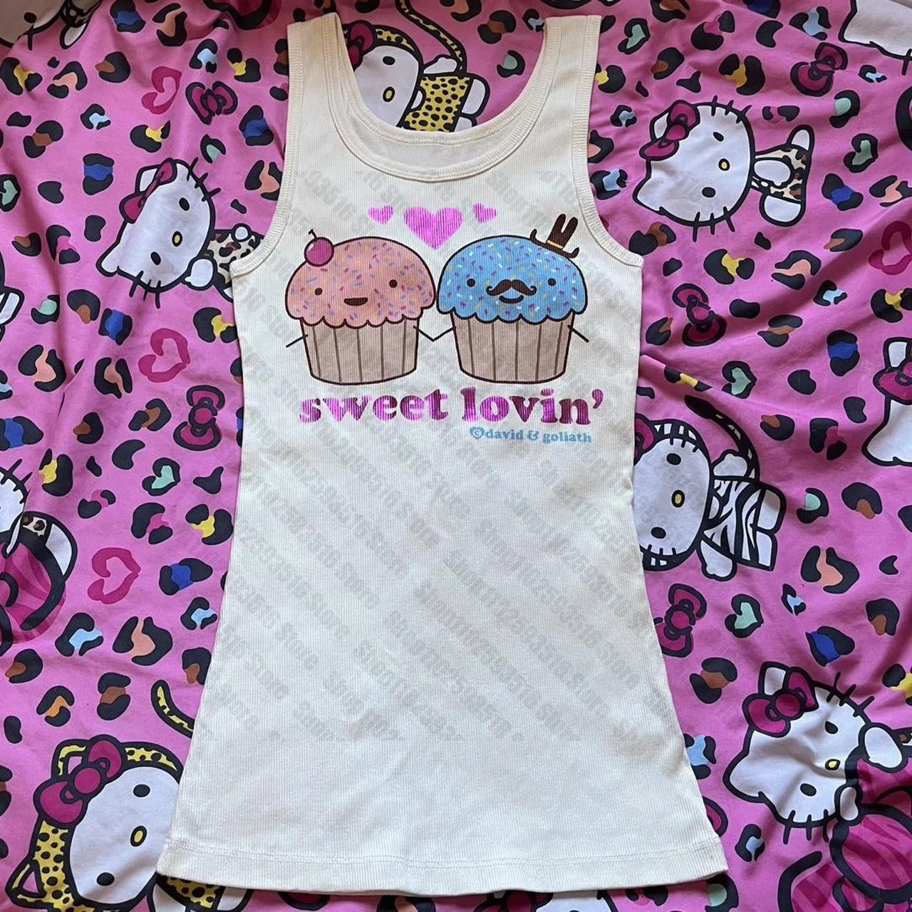 Vintage Anime Cartoon Crop Tank