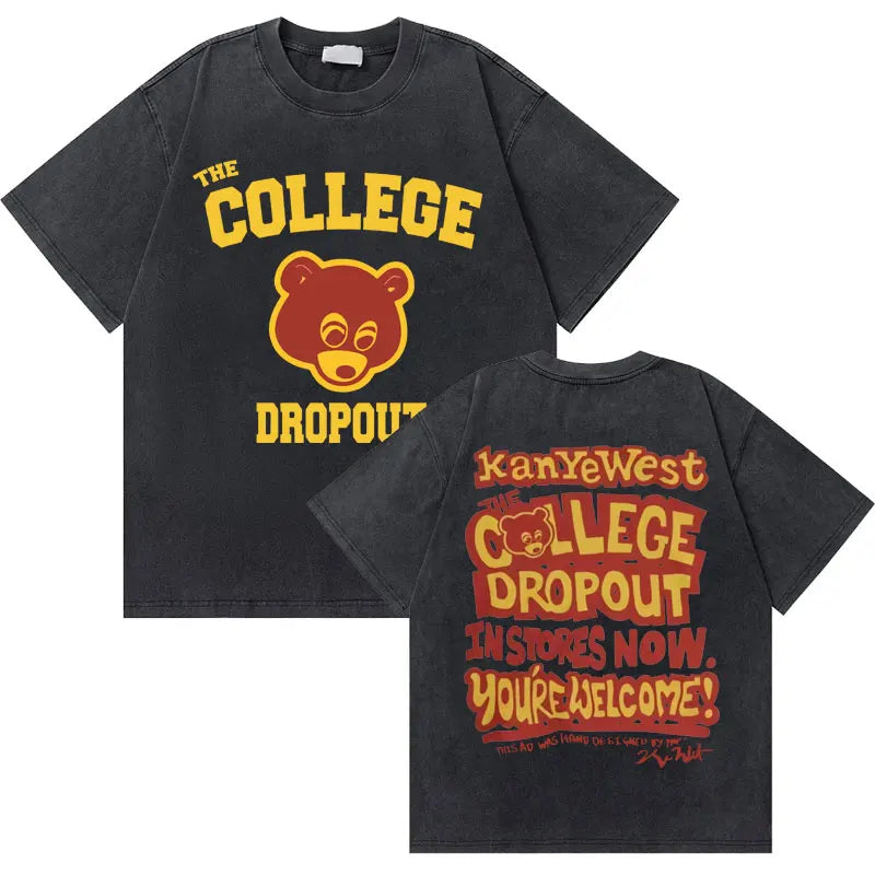 Washed Vintage Graduation Bear Tee