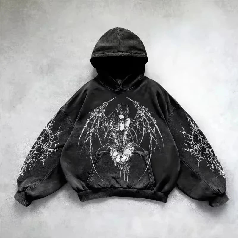 Retro Street Casual Joker Hoodie