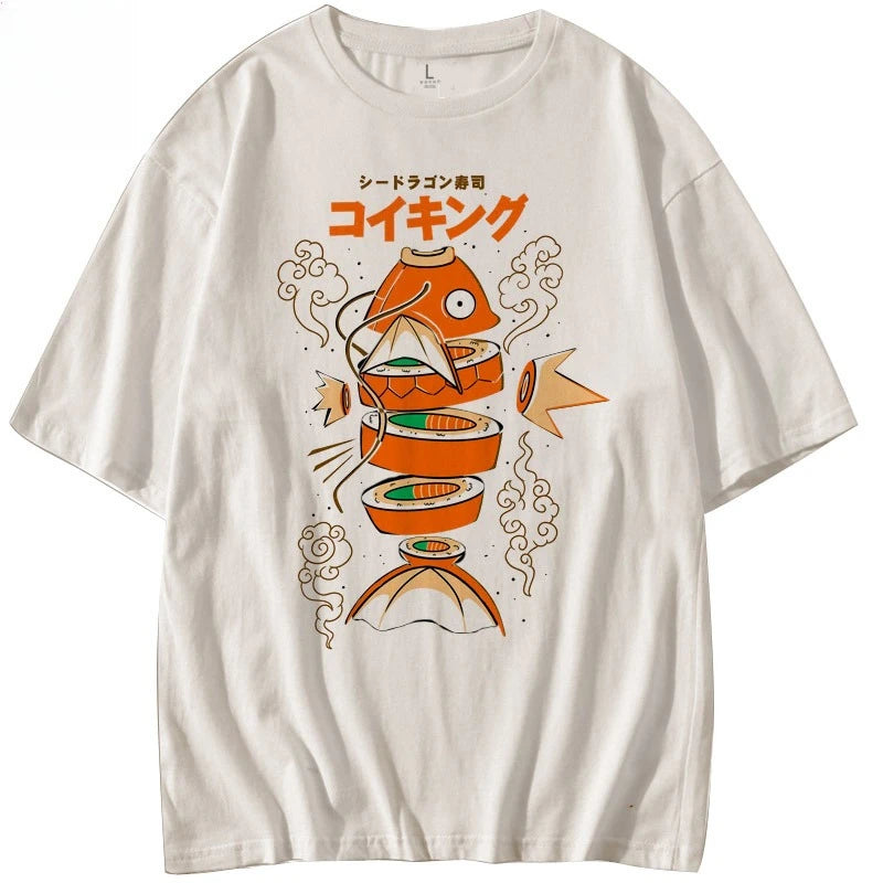 Magikarp Sushi Cotton Unisex Tee