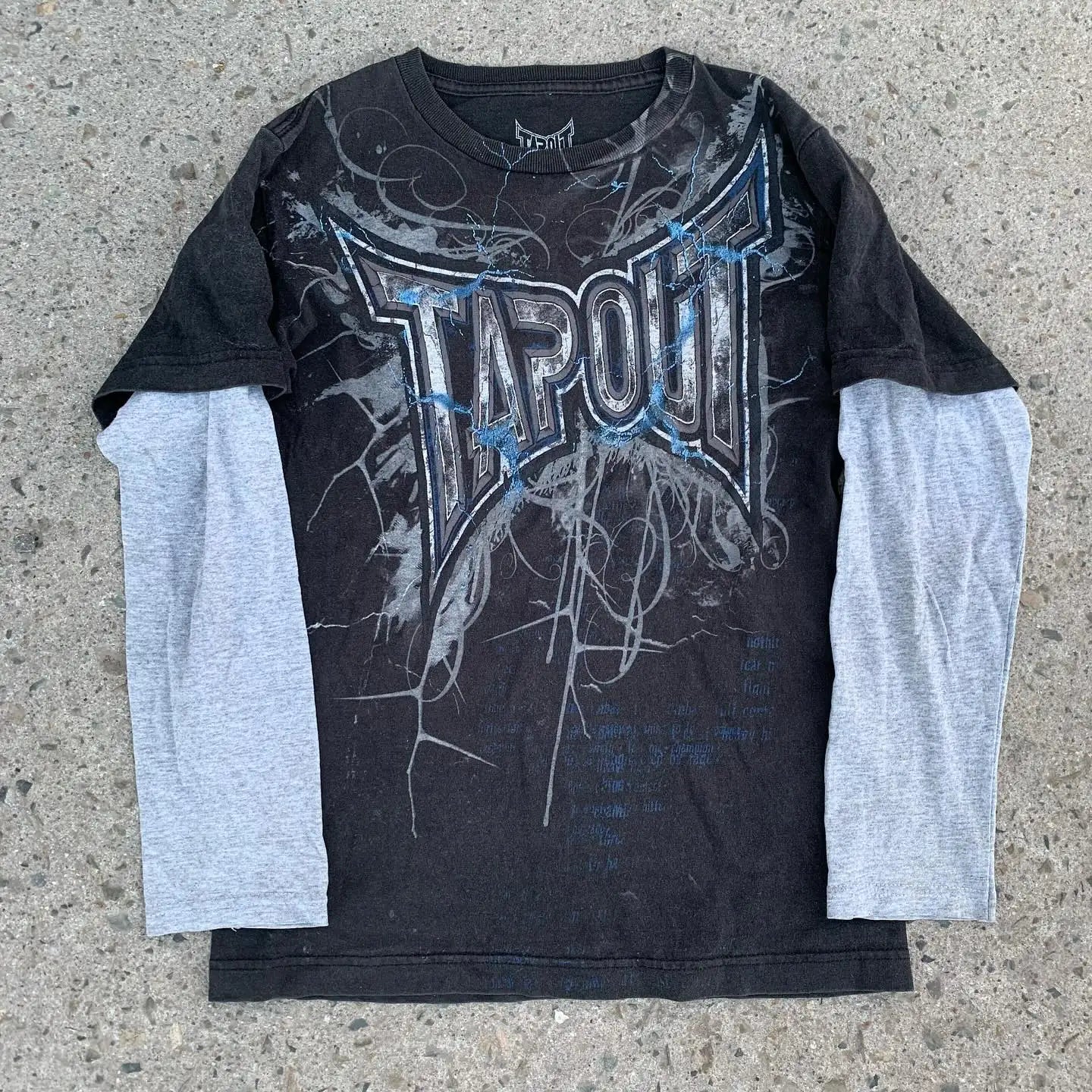 Retro Skeleton Layered Street Tee
