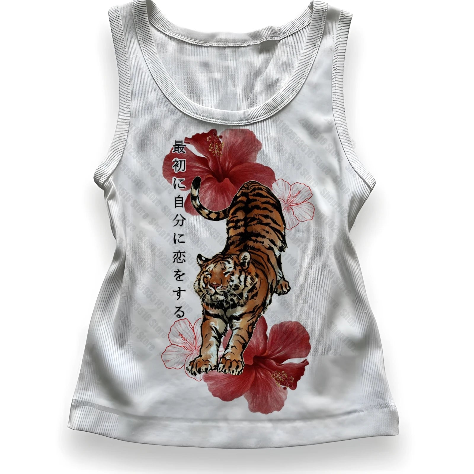 Vintage Anime Cartoon Crop Tank