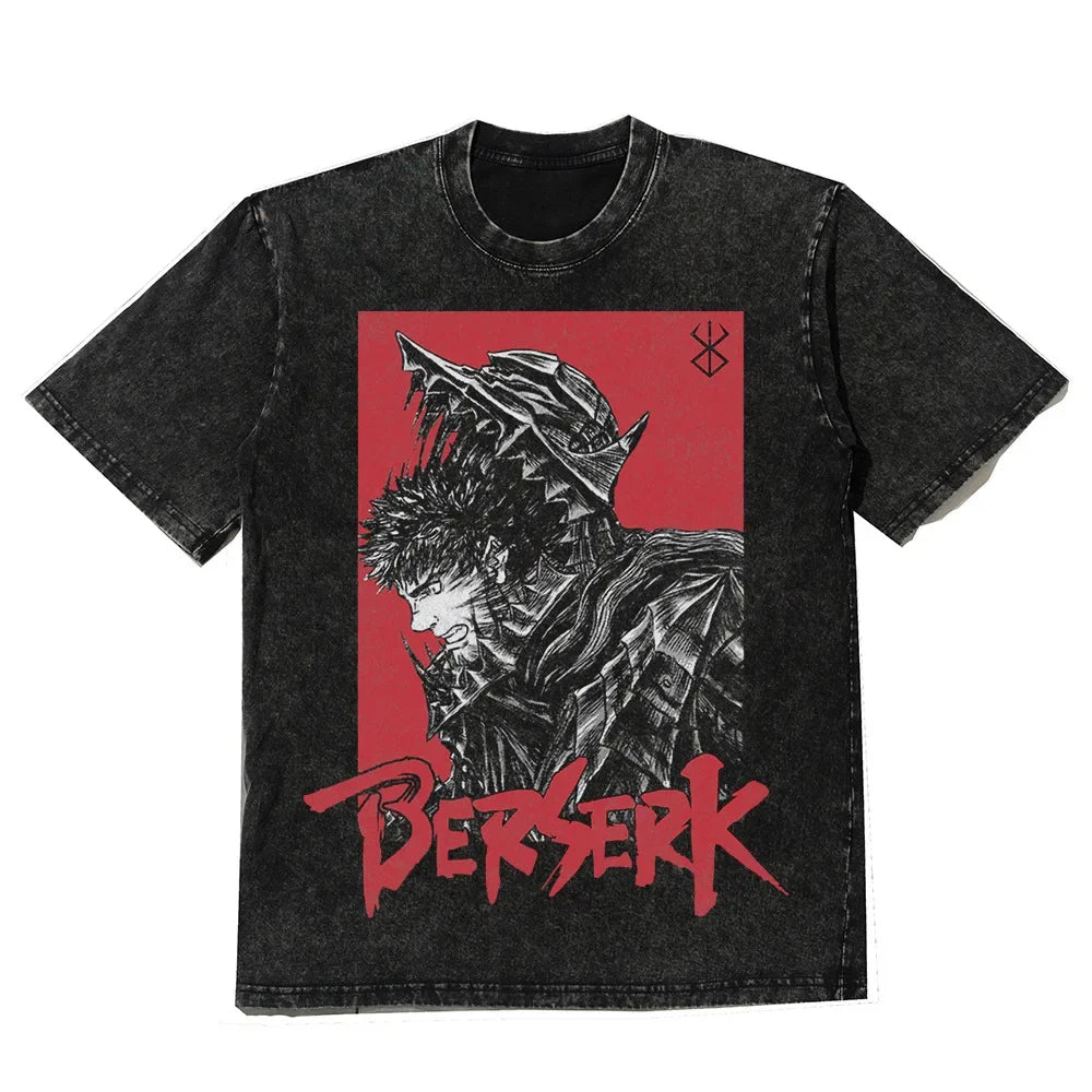 Retro Anime Graphic Oversized Tee