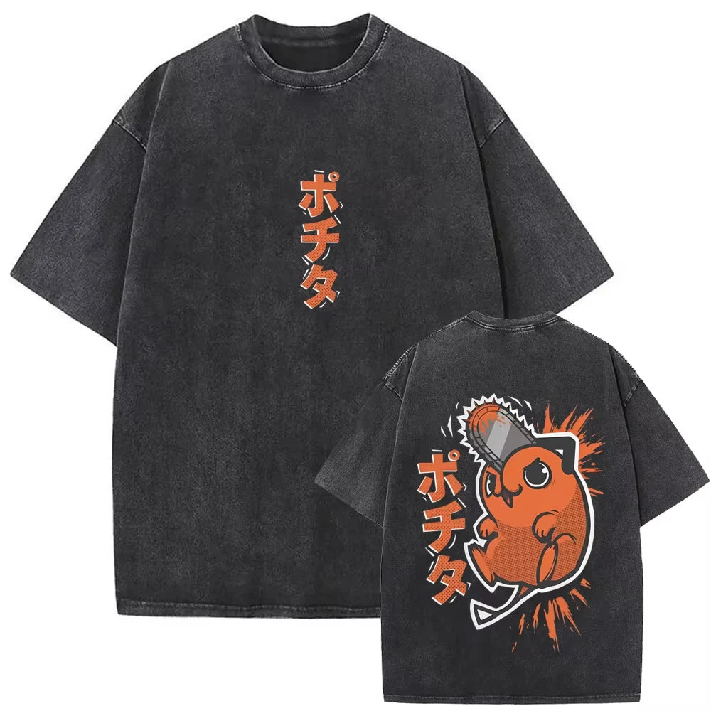 Retro Chainsaw Man Graphic Tee